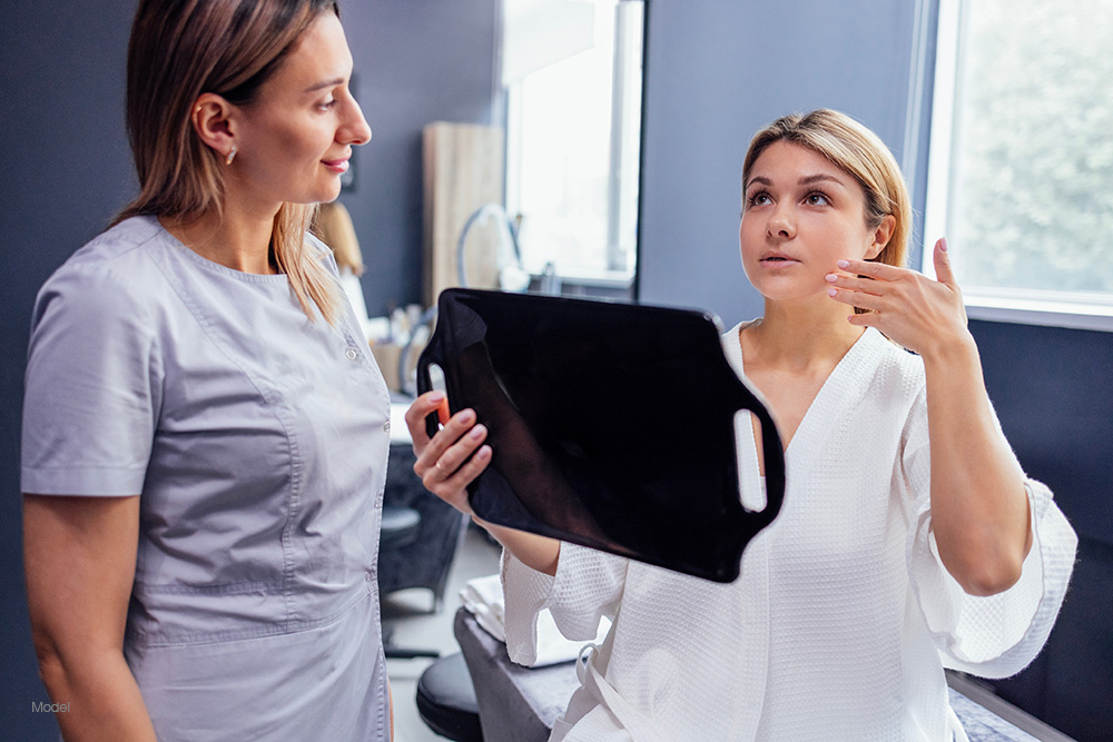 woman consulting with a doctor